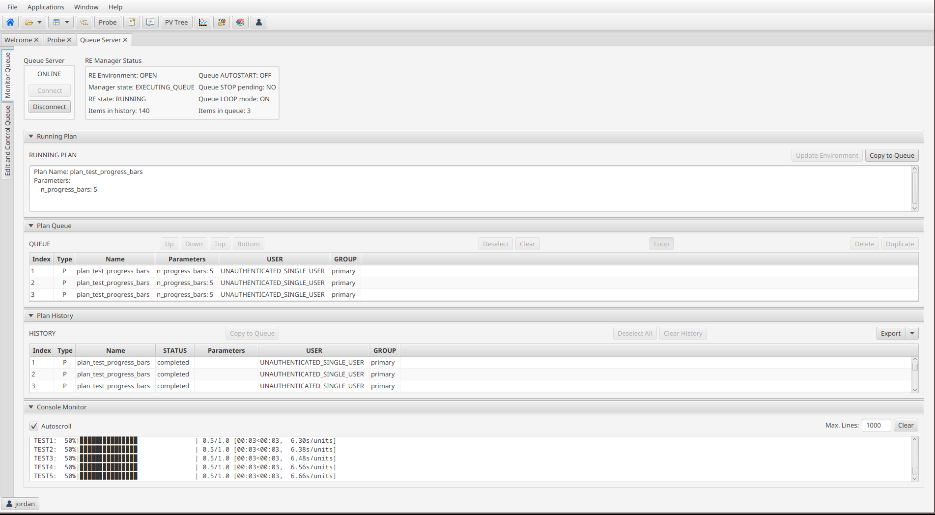 Phoebus Queue Server Application